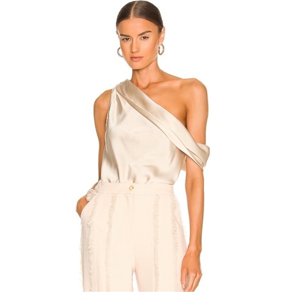 Jonathan Simkhai Lexy off the shoulder top - Picture 4 of 9